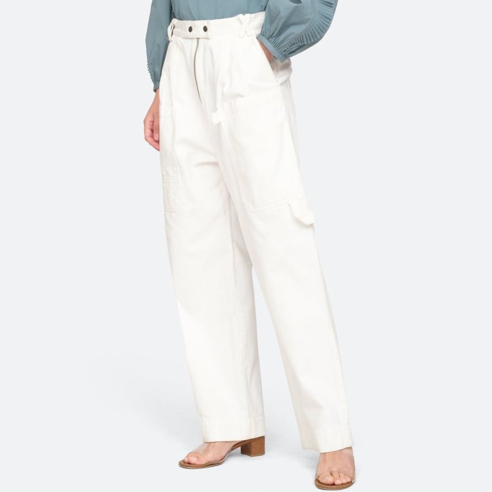 Sea New York. Mara pants in white.